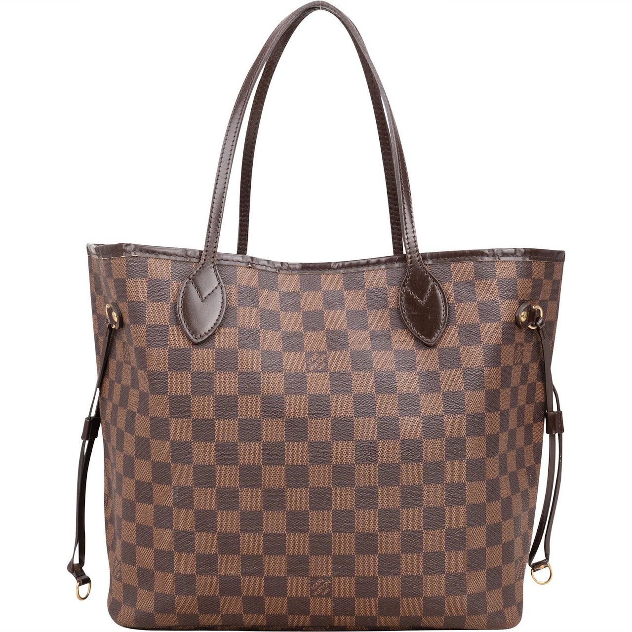 Louis Vuitton Louis Vuitton Monogram Damier Ebene Neverfull MM Shoulder Bag Bruin