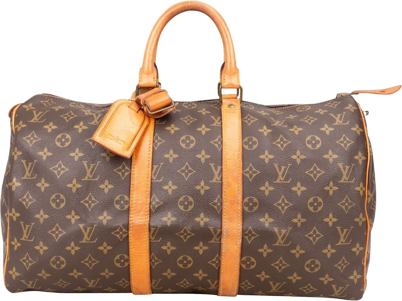 Louis Vuitton Louis Vuitton Monogram Canvas Keepall 45 Travel Bag Bruin