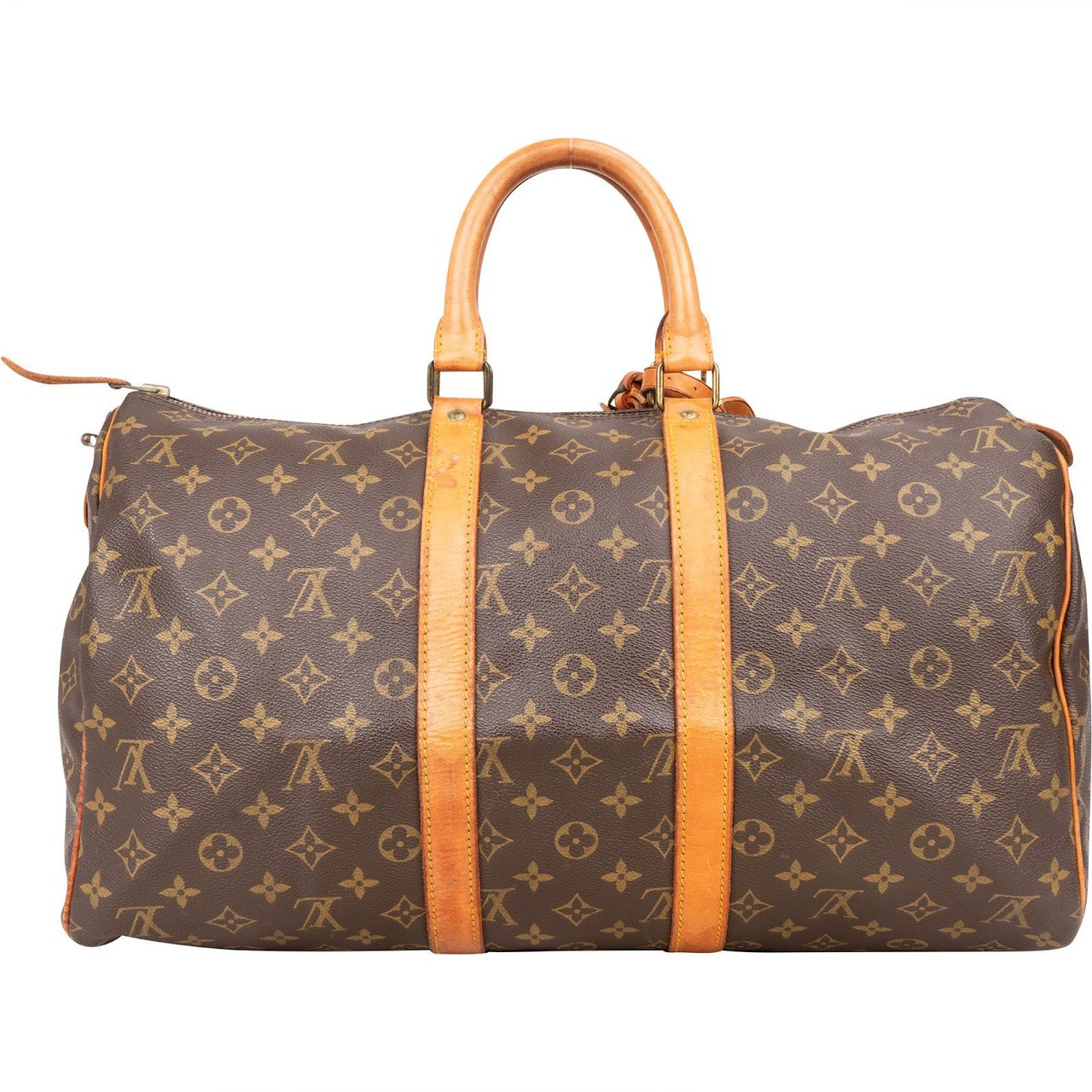 Louis Vuitton Louis Vuitton Monogram Canvas Keepall 45 Travel Bag Bruin