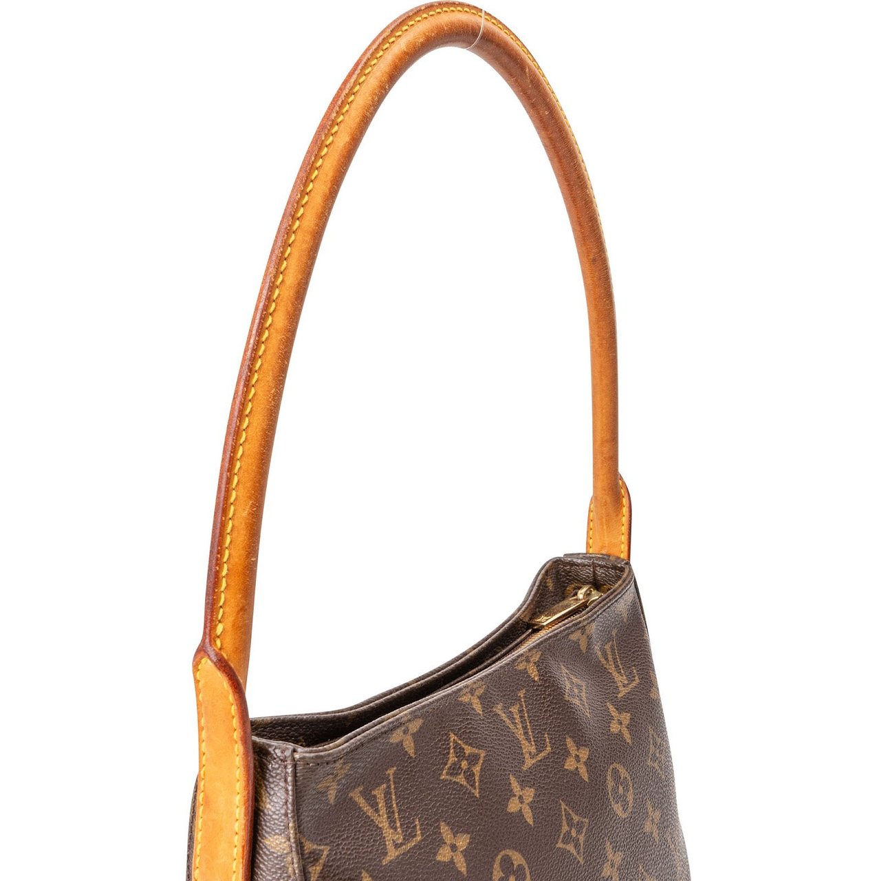 Louis Vuitton Louis Vuitton Monogram Canvas Looping MM Handbag Bruin