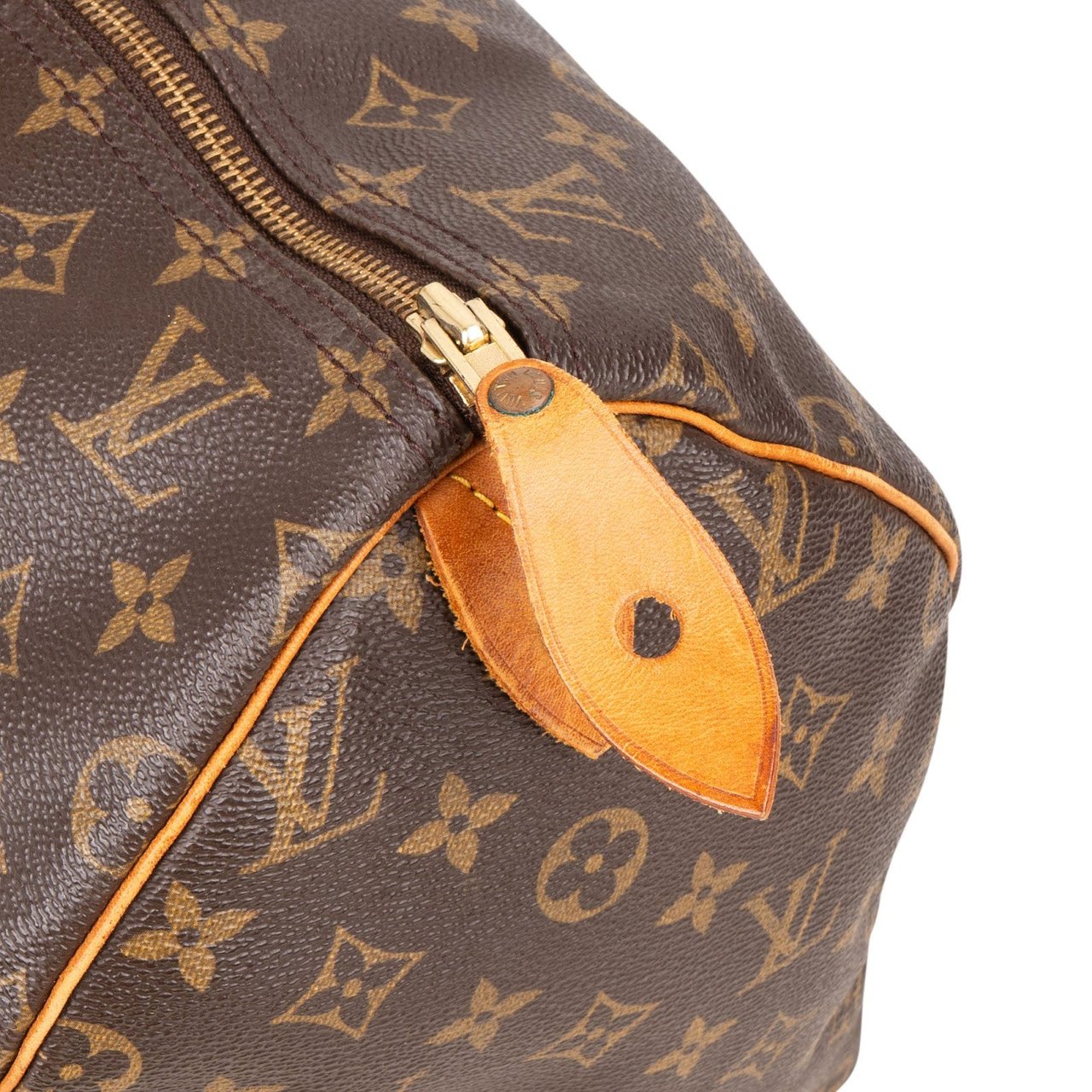 Louis Vuitton Louis Vuitton Monogram Canvas Speedy 40 Handbag Bruin
