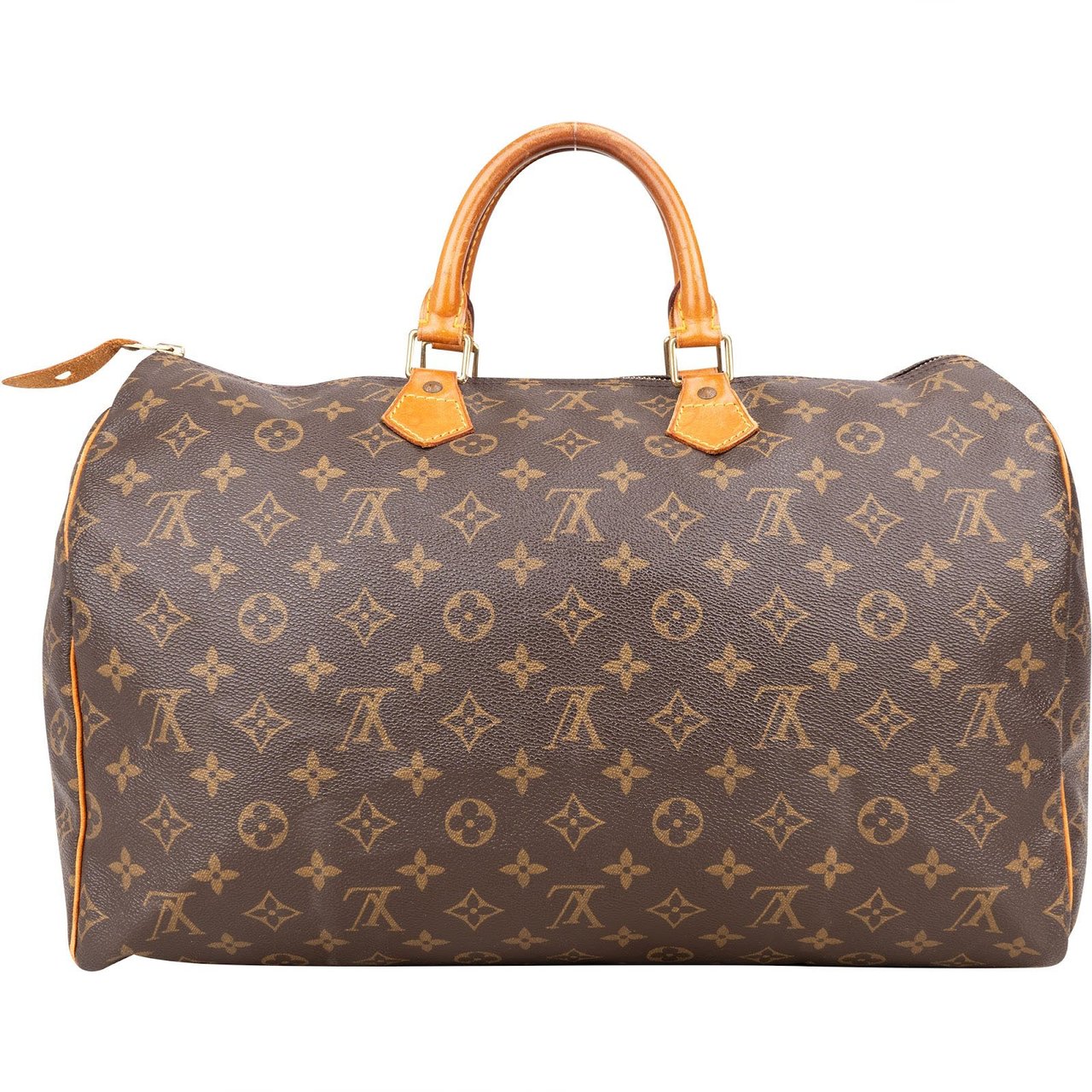 Louis Vuitton Louis Vuitton Monogram Canvas Speedy 40 Handbag Bruin
