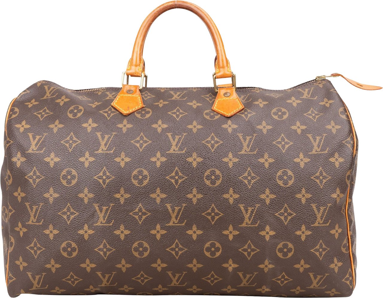 Louis Vuitton Louis Vuitton Monogram Canvas Speedy 40 Handbag Bruin
