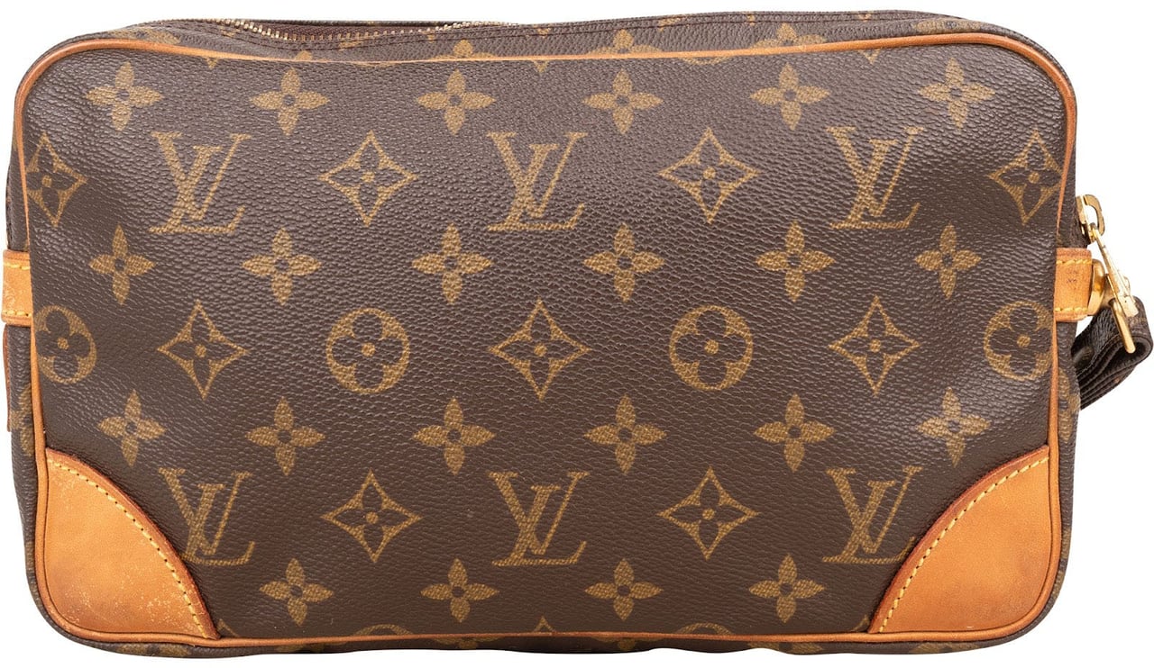 Louis Vuitton Louis Vuitton Monogram Canvas Marly Dragonne Clutch Bruin