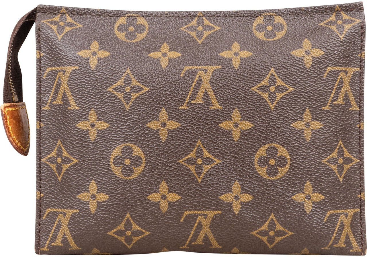 Louis Vuitton Louis Vuitton Monogram Canvas Poche Toilette Clutch Bruin