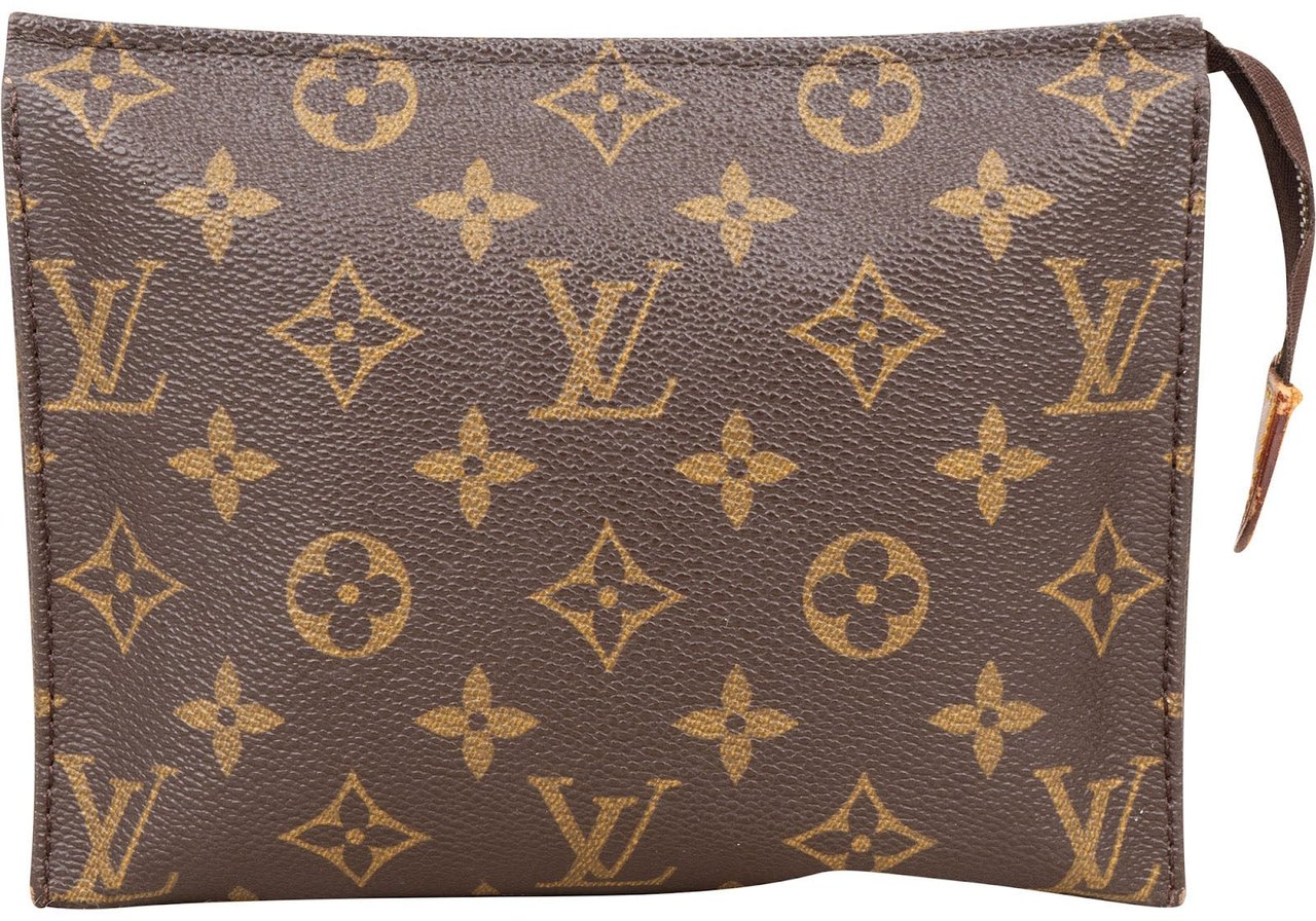 Louis Vuitton Louis Vuitton Monogram Canvas Poche Toilette Clutch Bruin