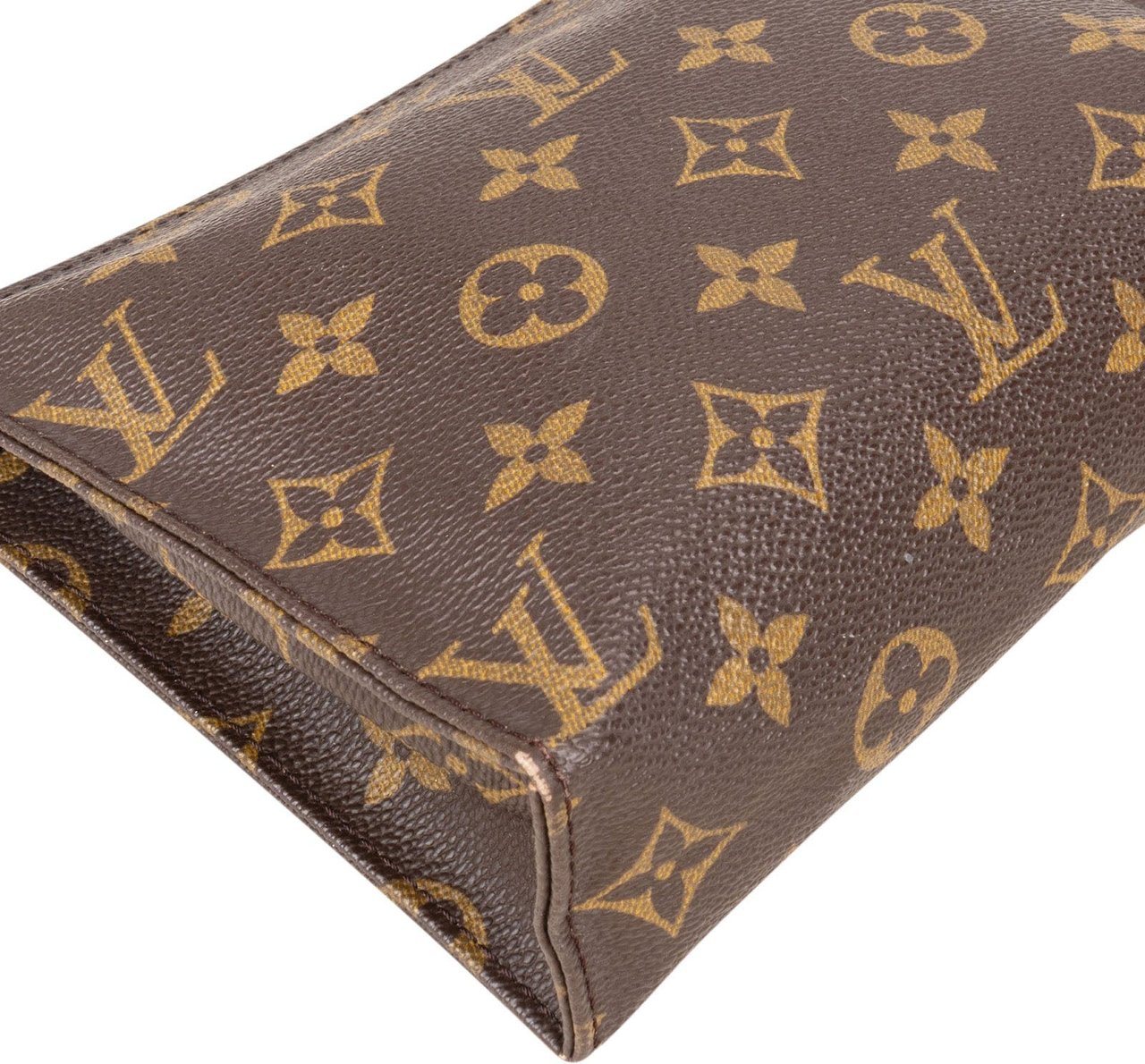 Louis Vuitton Louis Vuitton Monogram Canvas Poche Toilette Clutch Bruin