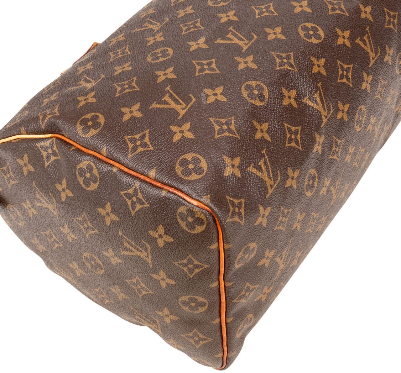 Louis Vuitton Louis Vuitton Monogram Canvas Speedy 35 Handbag Bruin