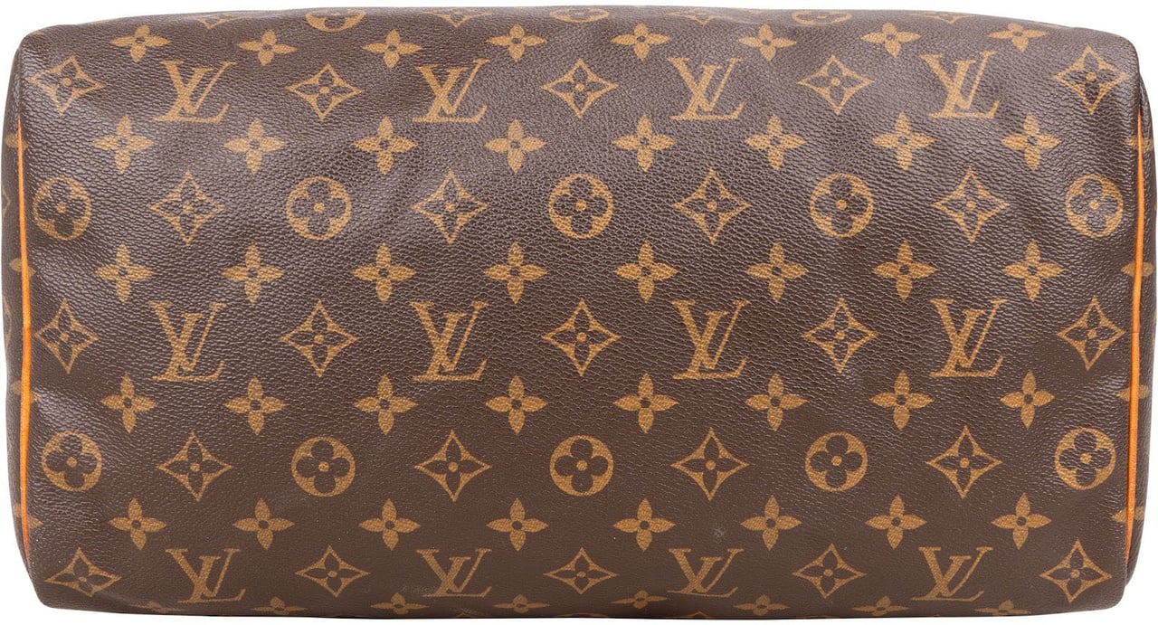 Louis Vuitton Louis Vuitton Monogram Canvas Speedy 35 Handbag Bruin