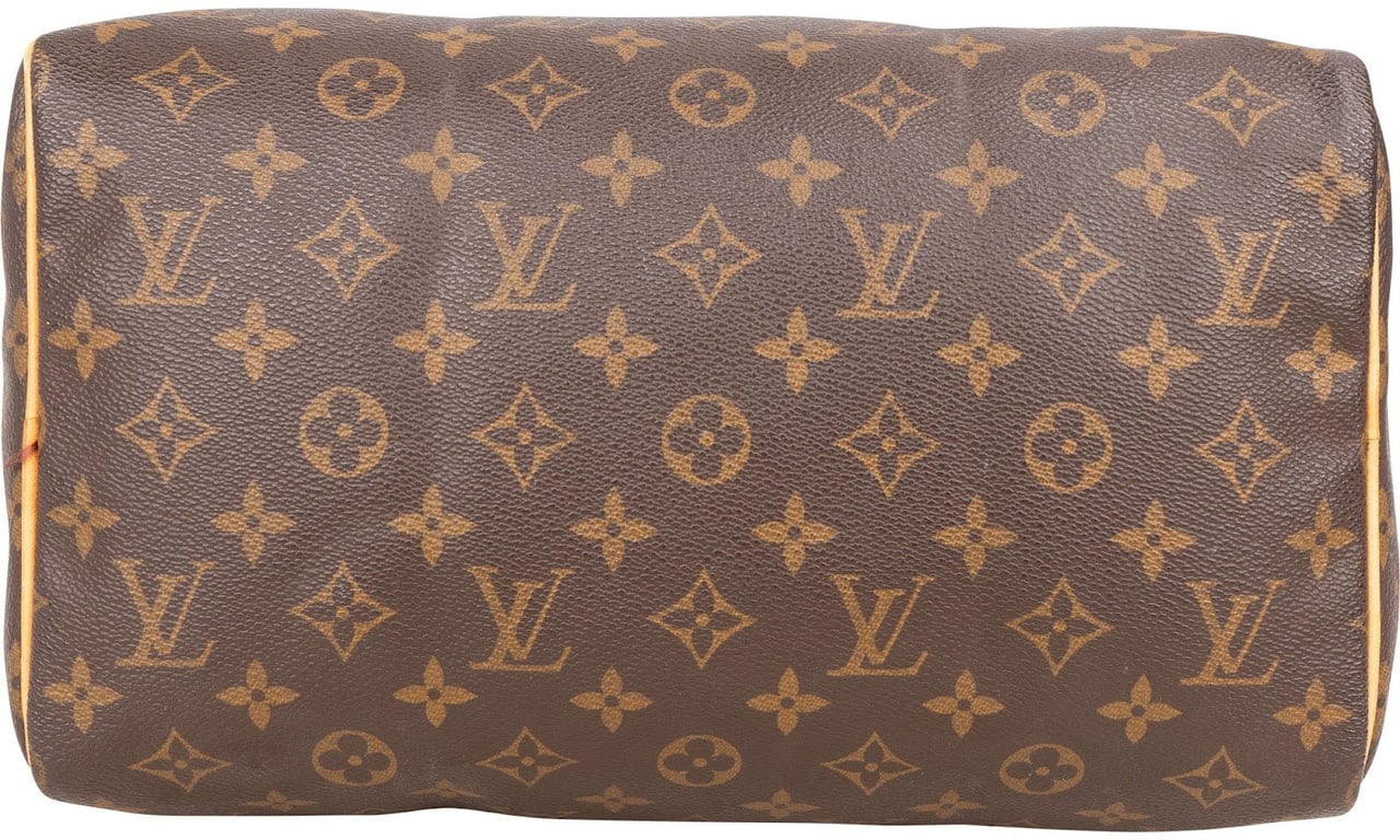 Louis Vuitton Louis Vuitton Monogram Canvas Speedy 30 Handbag Bruin