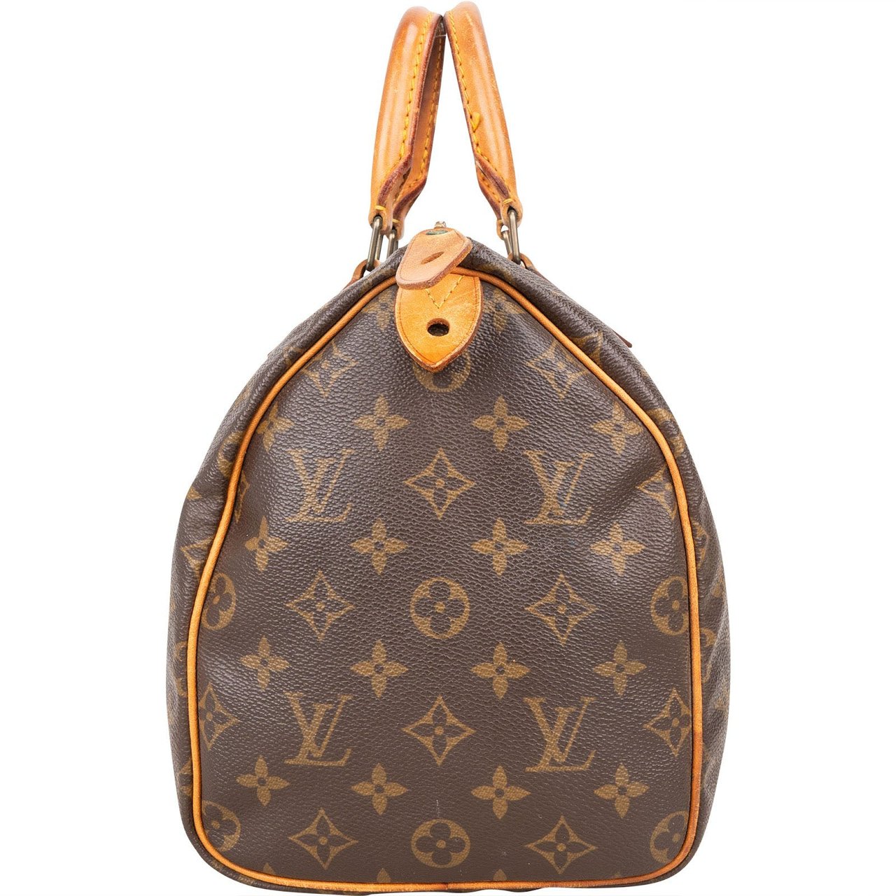 Louis Vuitton Louis Vuitton Monogram Canvas Speedy 30 Handbag Bruin