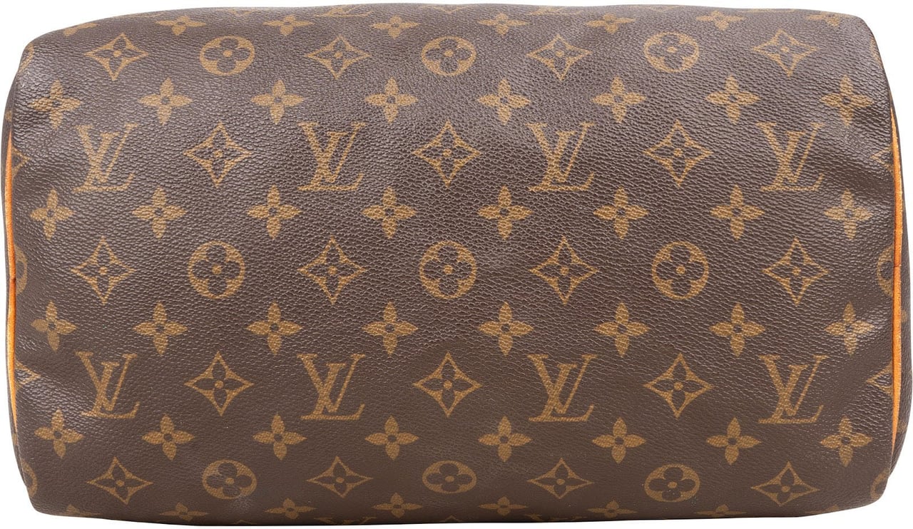Louis Vuitton Louis Vuitton Monogram Canvas Speedy 30 Handbag Bruin