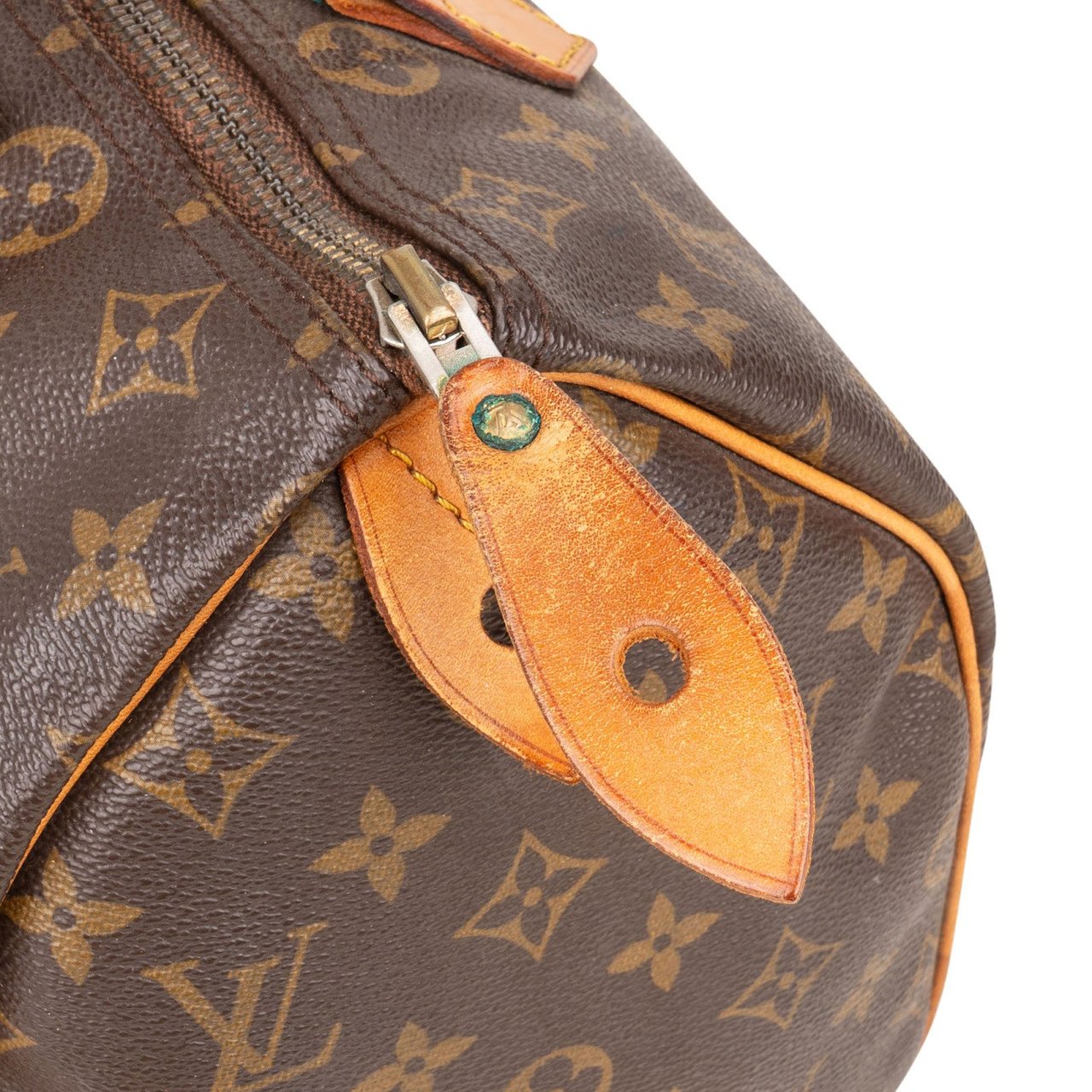 Louis Vuitton Louis Vuitton Monogram Canvas Speedy 30 Handbag Bruin