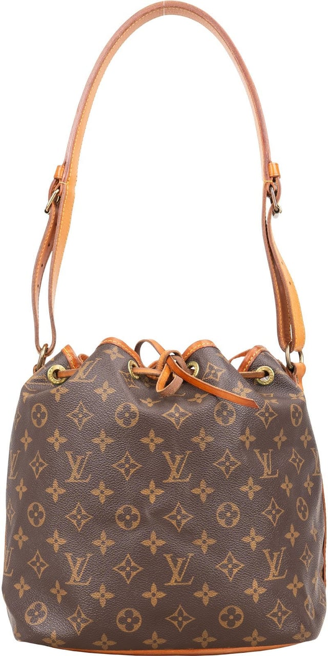 Louis Vuitton Louis Vuitton Monogram Canvas Noé Petit Shoulder Bag Bruin