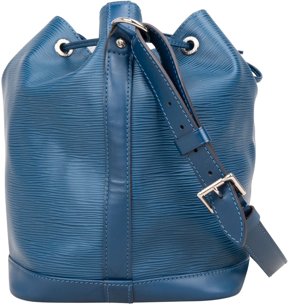 Louis Vuitton Bleu Epi Leather NM Sac Noé Petit Shoulder Bag Blauw