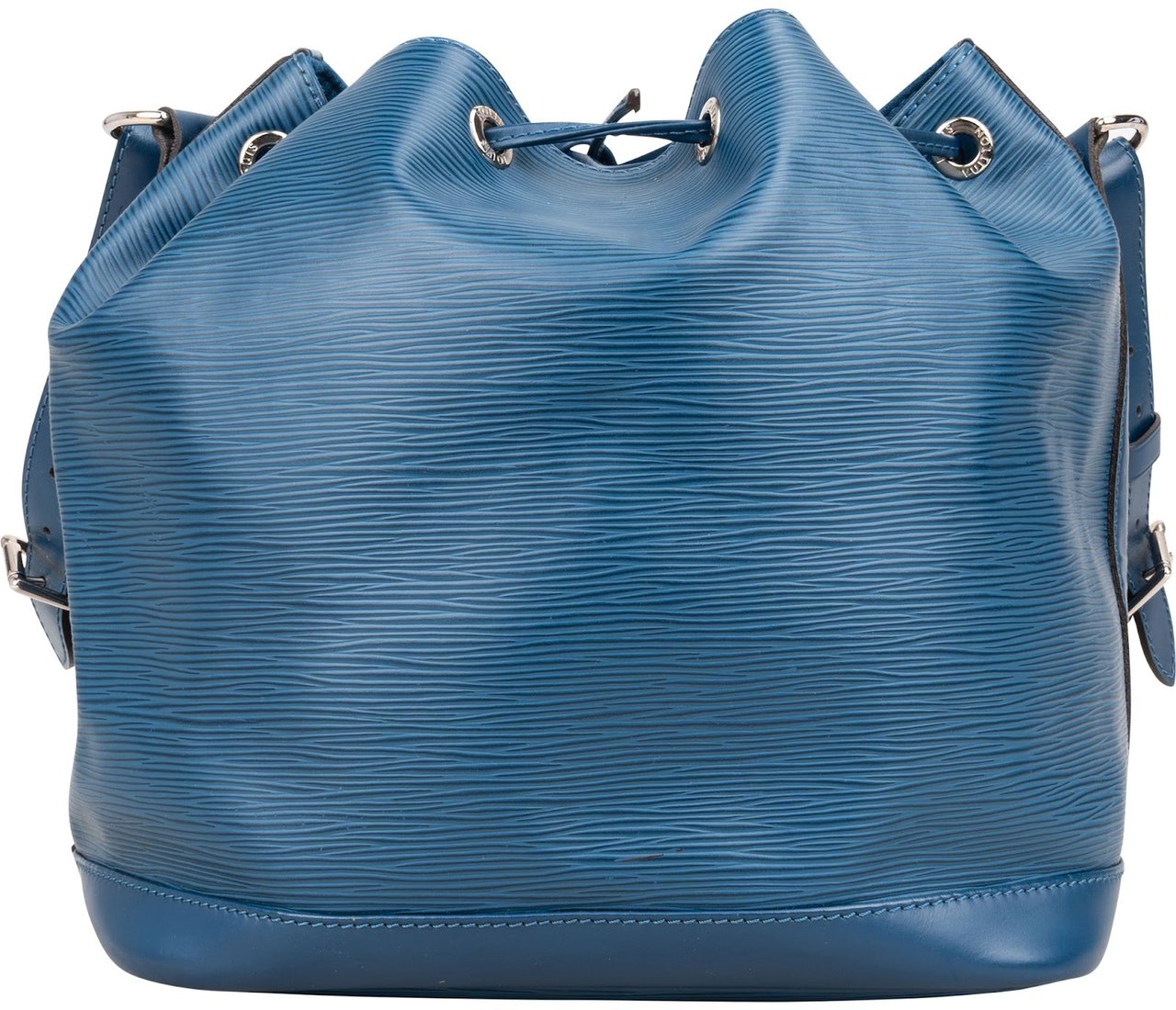 Louis Vuitton Bleu Epi Leather NM Sac Noé Petit Shoulder Bag Blauw