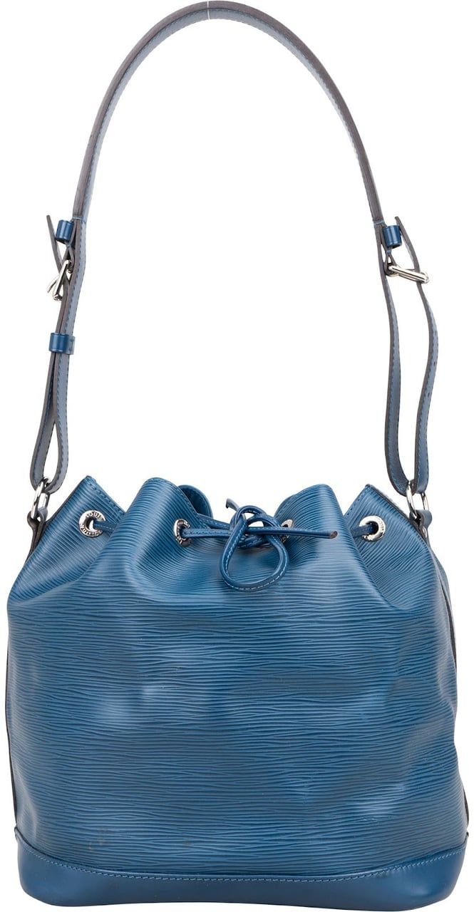 Louis Vuitton Bleu Epi Leather NM Sac Noé Petit Shoulder Bag Blauw