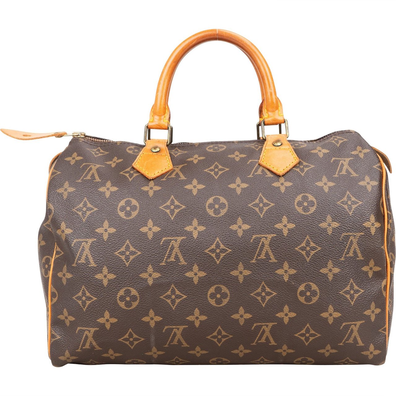 Louis Vuitton Louis Vuitton Monogram Canvas Speedy 30 Handbag Bruin