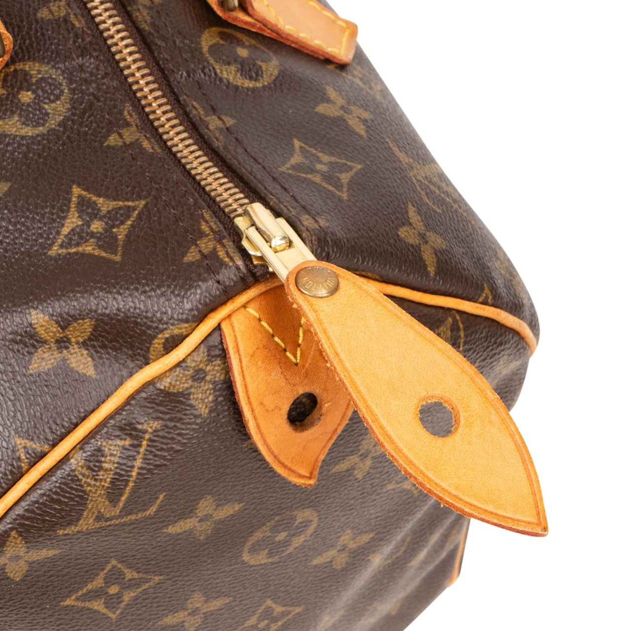 Louis Vuitton Louis Vuitton Monogram Canvas Speedy 30 Handbag Bruin