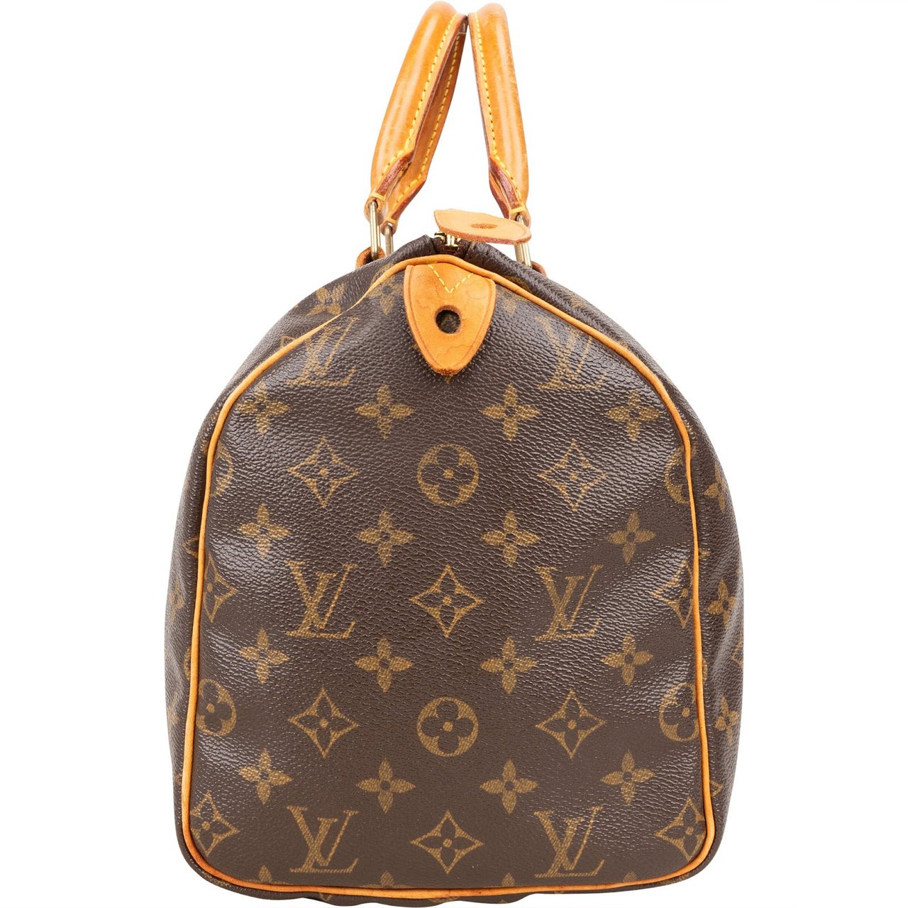 Louis Vuitton Louis Vuitton Monogram Canvas Speedy 30 Handbag Bruin