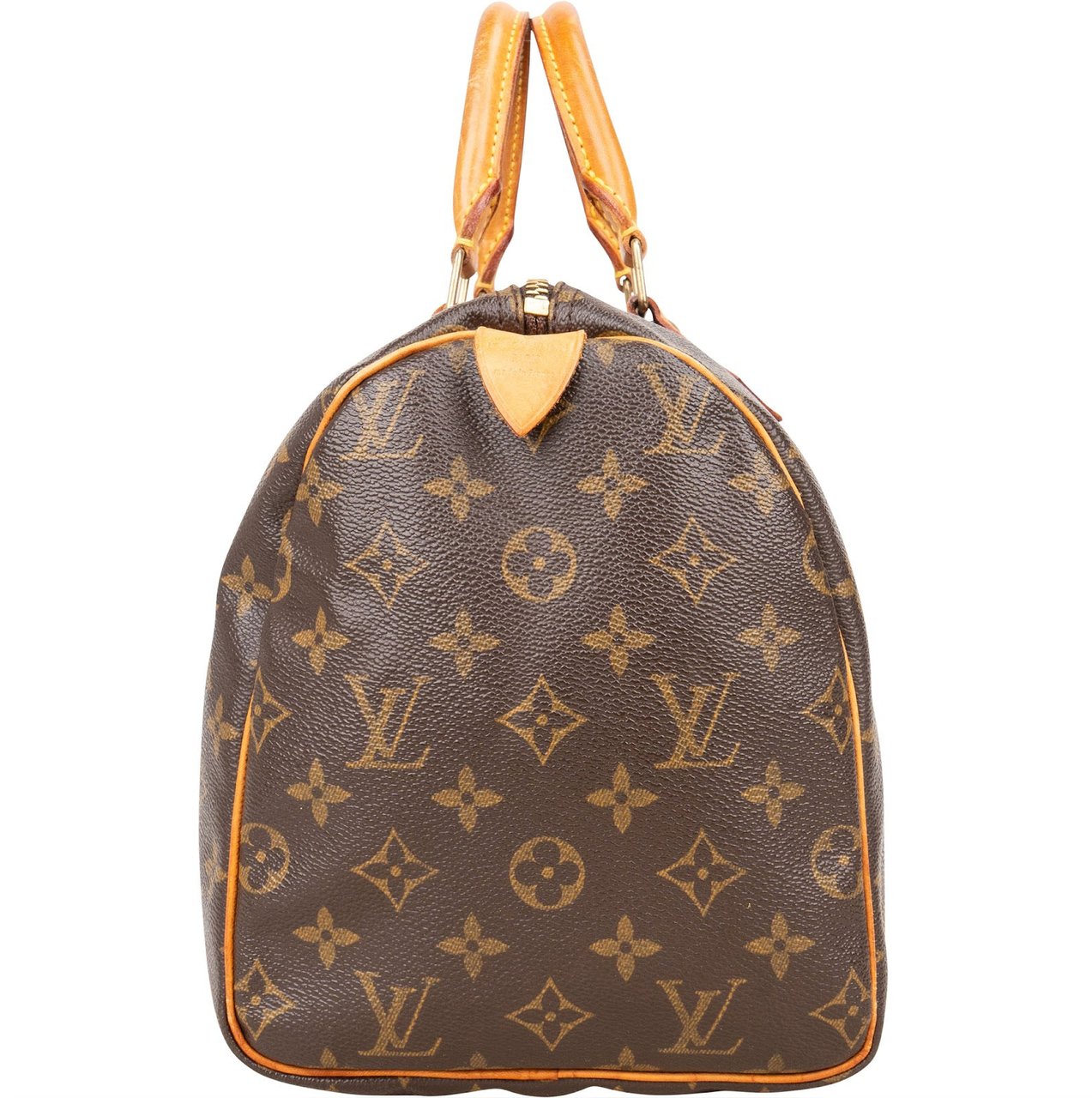 Louis Vuitton Louis Vuitton Monogram Canvas Speedy 30 Handbag Bruin
