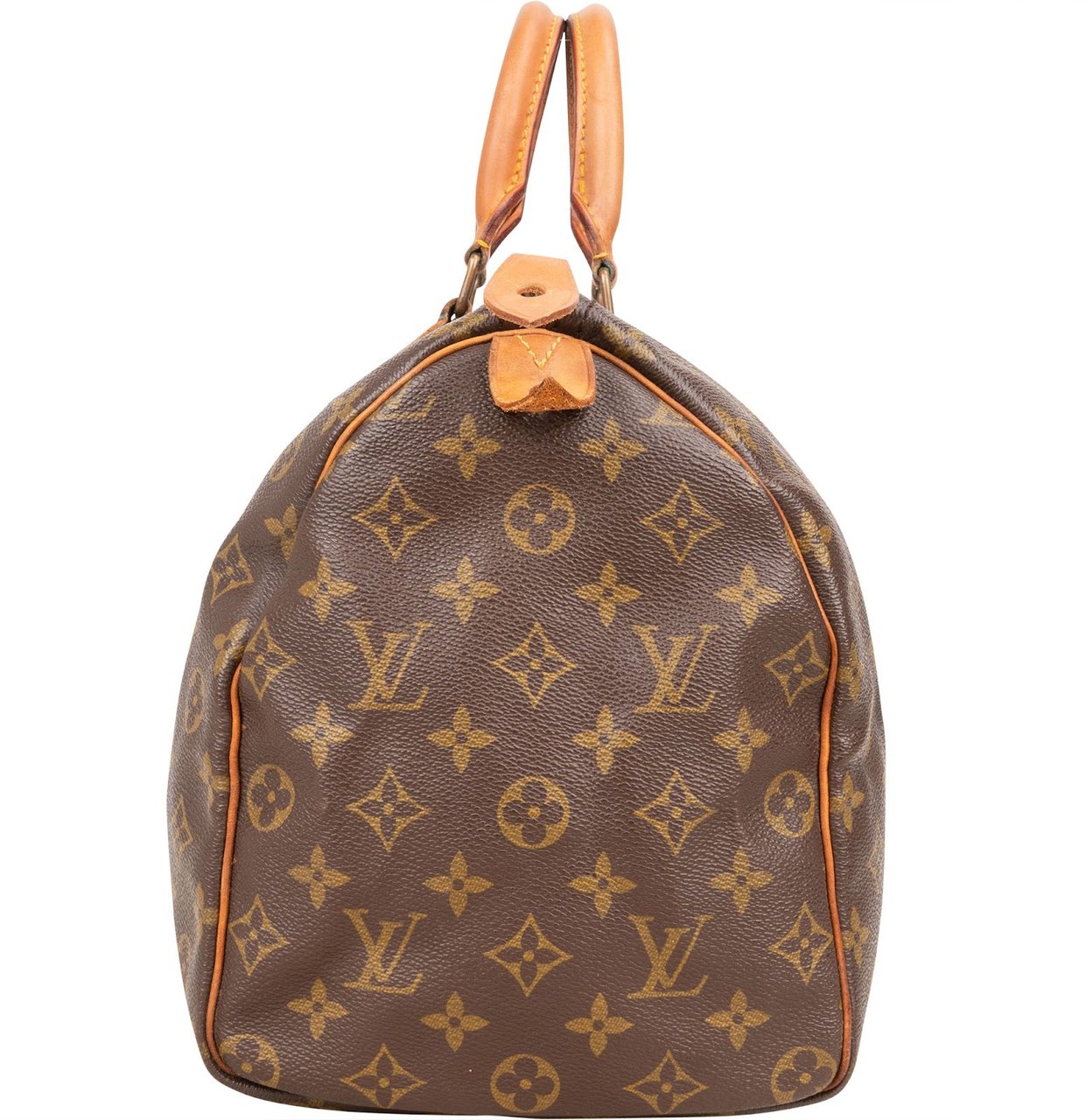 Louis Vuitton Louis Vuitton Monogram Canvas Speedy 35 Handbag Bruin
