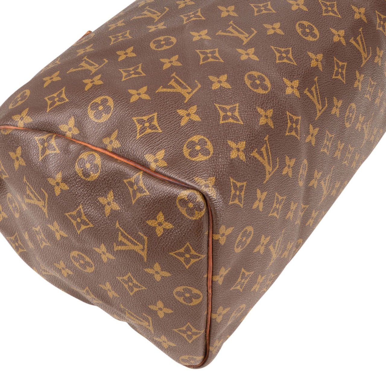 Louis Vuitton Louis Vuitton Monogram Canvas Speedy 35 Handbag Bruin