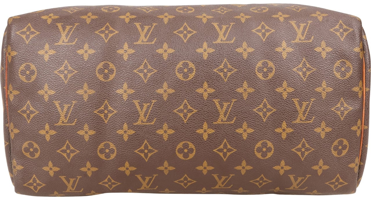 Louis Vuitton Louis Vuitton Monogram Canvas Speedy 35 Handbag Bruin