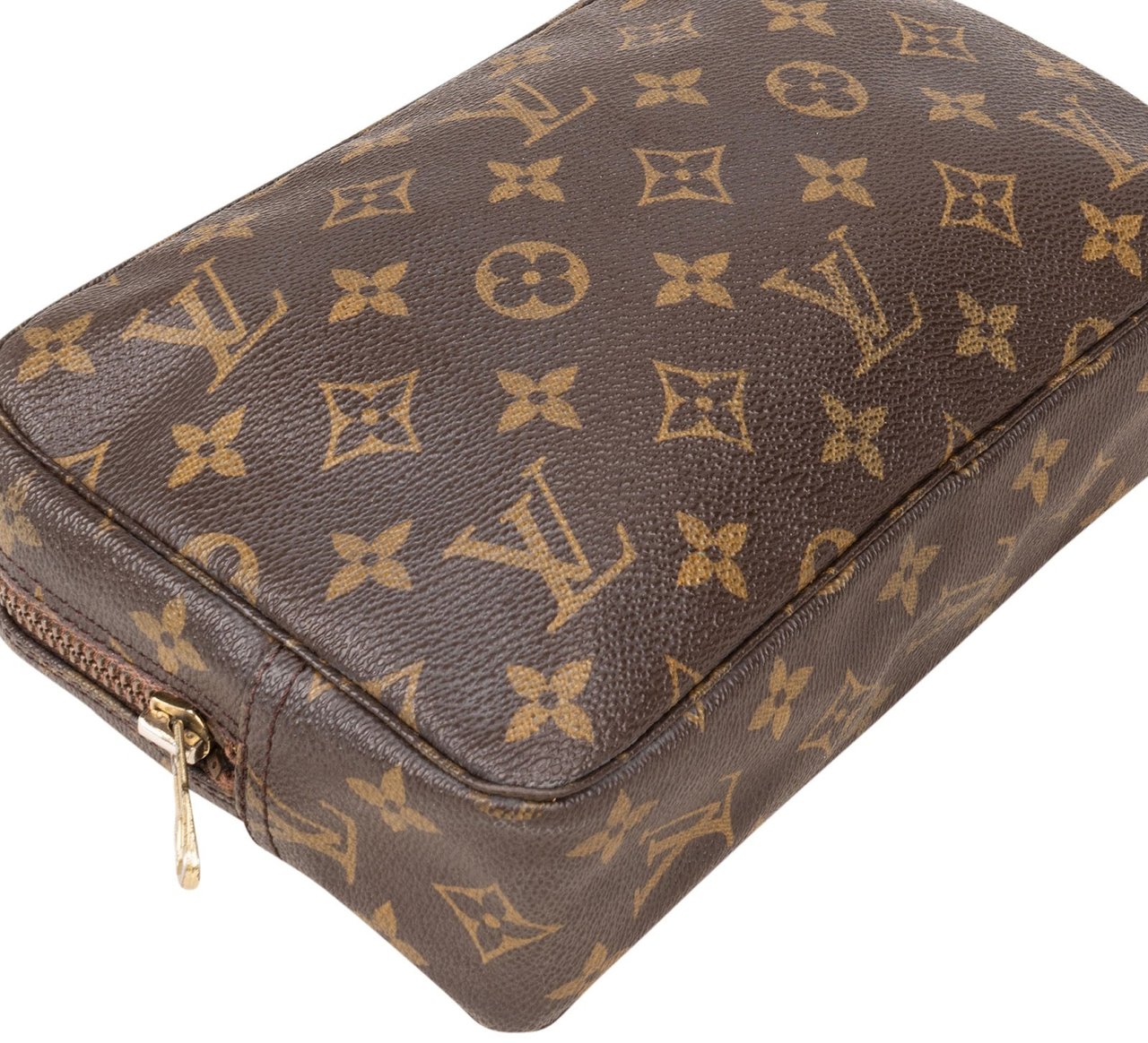 Louis Vuitton Louis Vuitton Monogram Canvas Trousse Toilette 23 Clutch Bruin