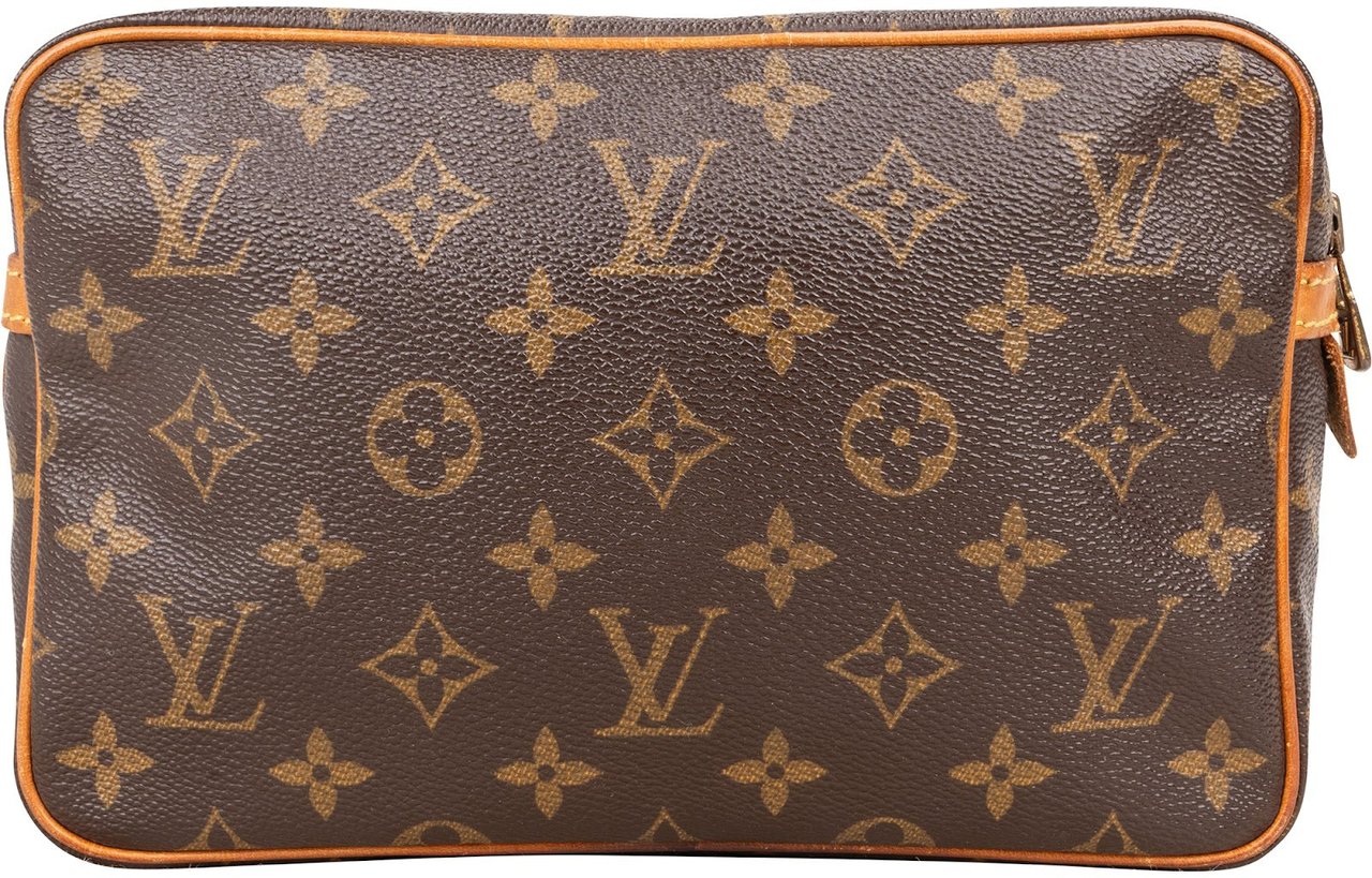 Louis Vuitton Louis Vuitton Monogram Canvas Compiegne 23 Clutch Bruin