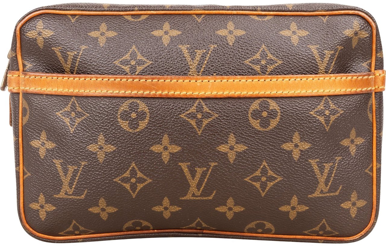 Louis Vuitton Louis Vuitton Monogram Canvas Compiegne 23 Clutch Bruin