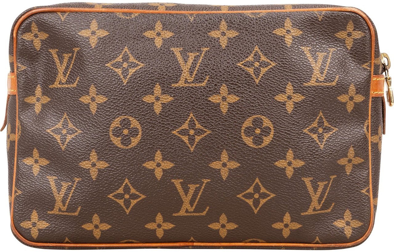 Louis Vuitton Louis Vuitton Monogram Canvas Compiegne 23 Clutch Bruin