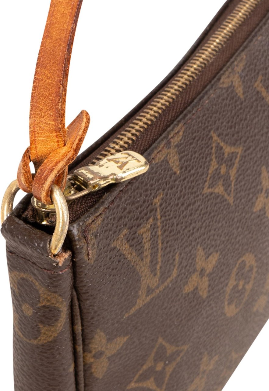 Louis Vuitton Louis Vuitton Monogram Canvas Pochette Accessoires Handbag Bruin