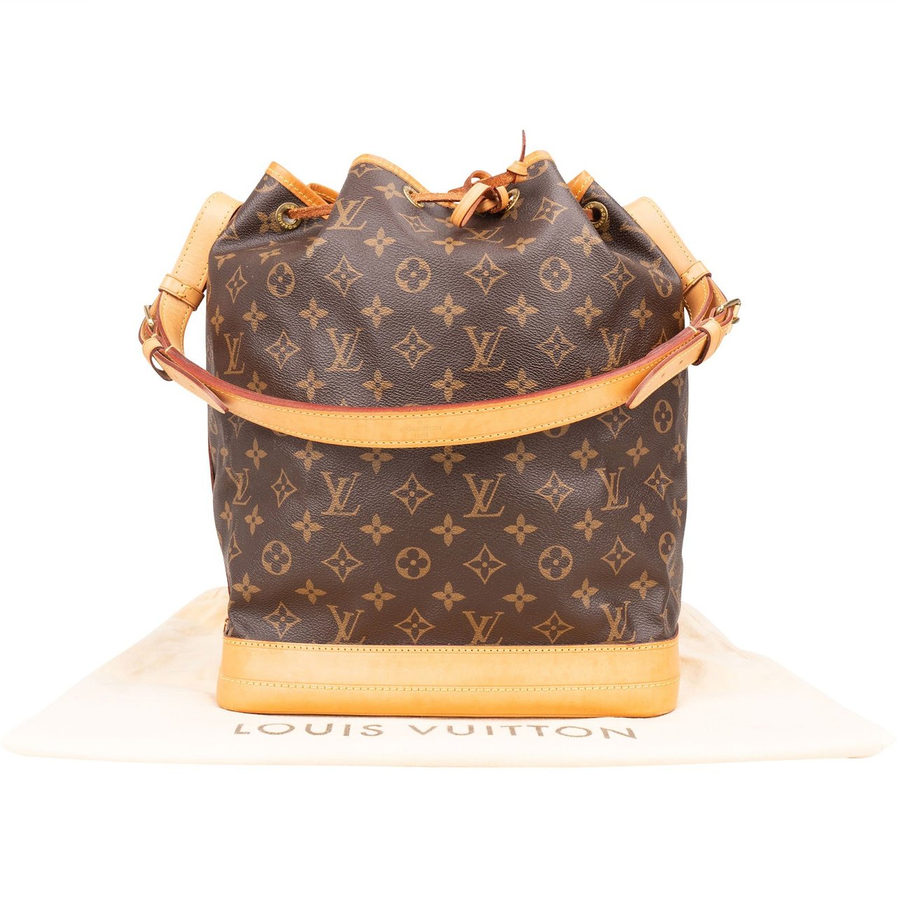 Louis Vuitton Louis Vuitton Monogram Canvas Sac Noé Grande Shoulder Bag Bruin