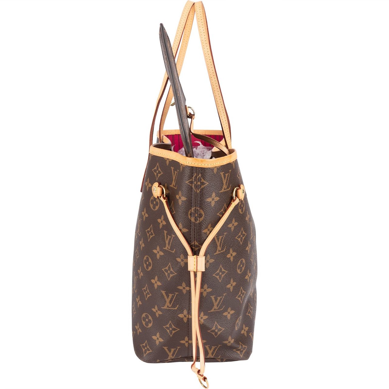 Louis Vuitton Louis Vuitton Monogram Canvas Neverfull MM Shoulder Bag Bruin