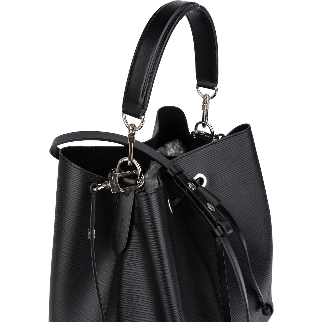 Louis Vuitton Louis Vuitton Noir Epi Leather NéoNoé Crossbody Bag Zwart