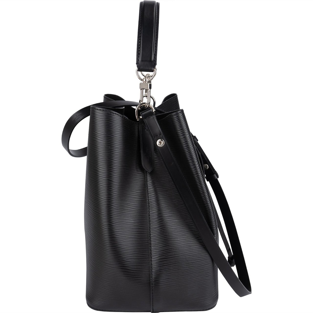 Louis Vuitton Louis Vuitton Noir Epi Leather NéoNoé Crossbody Bag Zwart