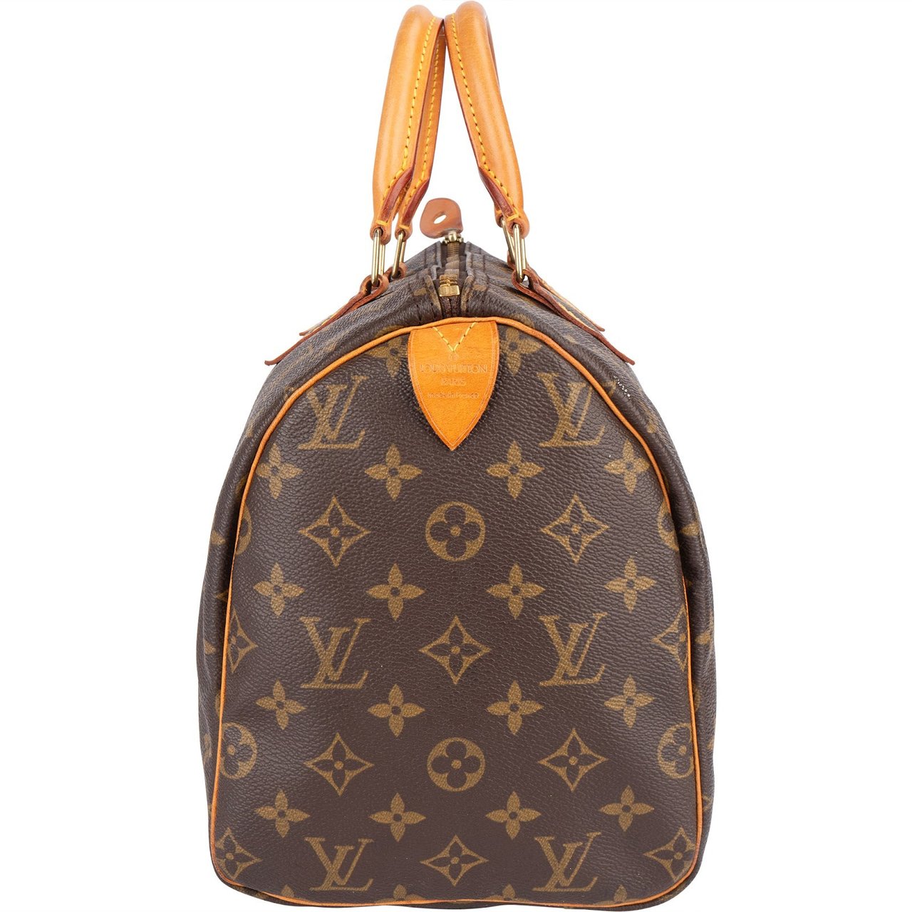 Louis Vuitton Louis Vuitton Monogram Canvas Speedy 30 Handbag Bruin