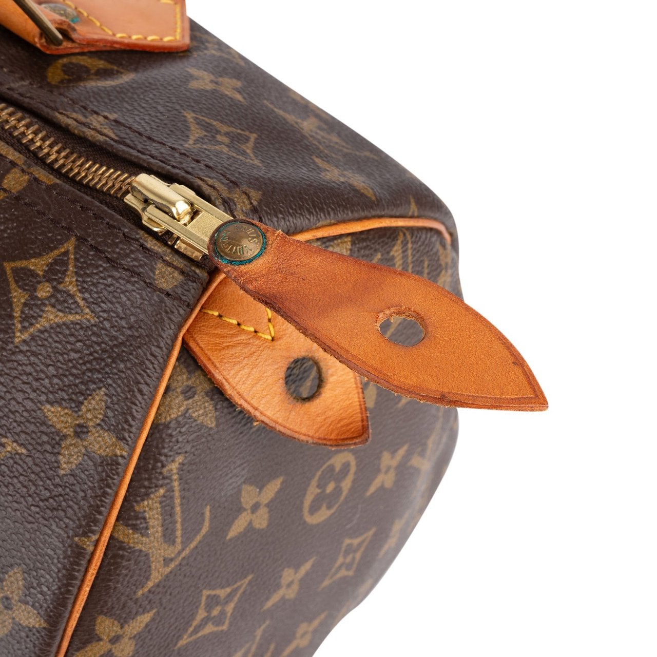 Louis Vuitton Louis Vuitton Monogram Canvas Speedy 30 Handbag Bruin