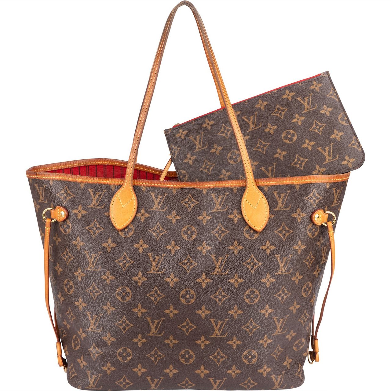 Louis Vuitton Louis Vuitton Monogram Canvas Neverfull MM Shoulder Bag Bruin