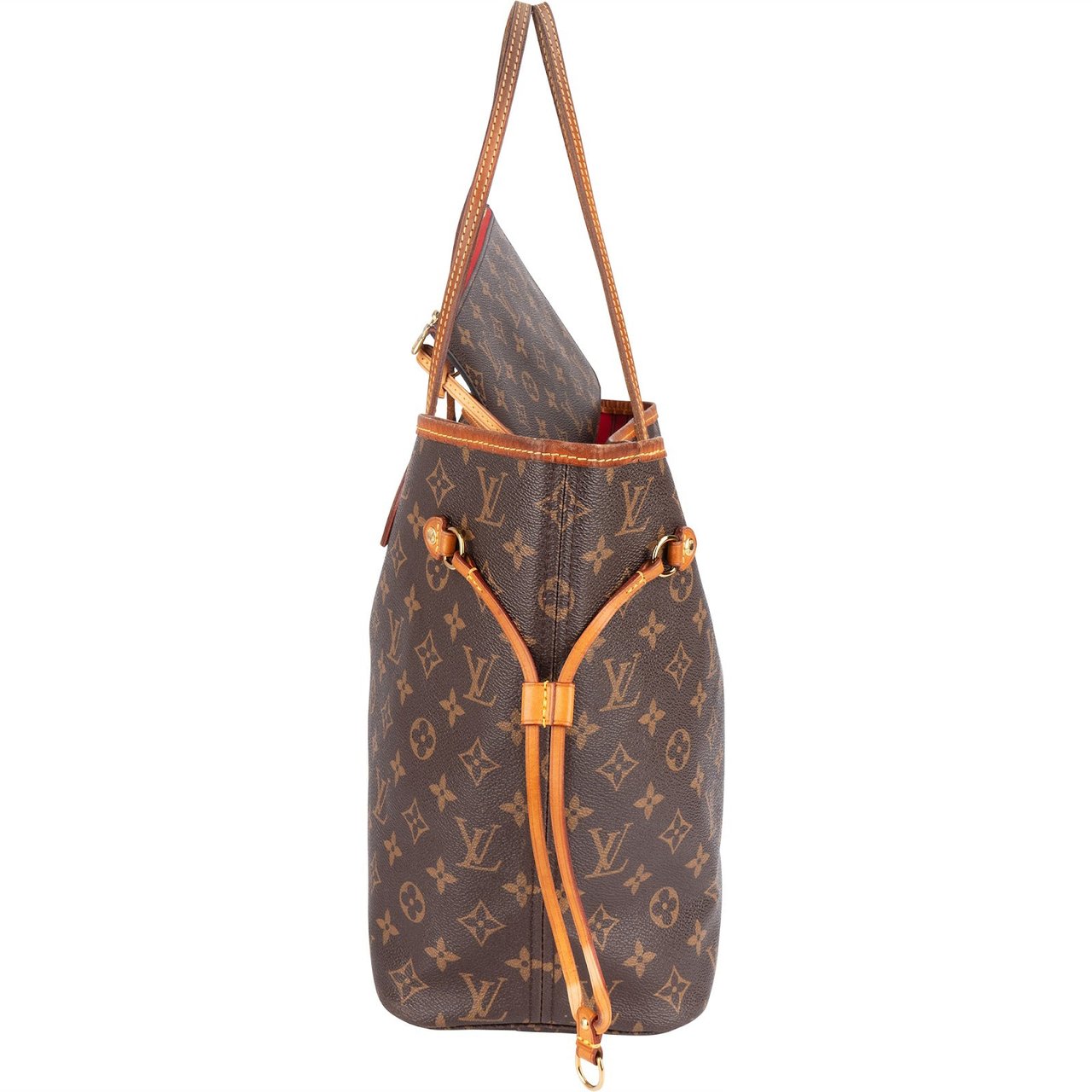 Louis Vuitton Louis Vuitton Monogram Canvas Neverfull MM Shoulder Bag Bruin