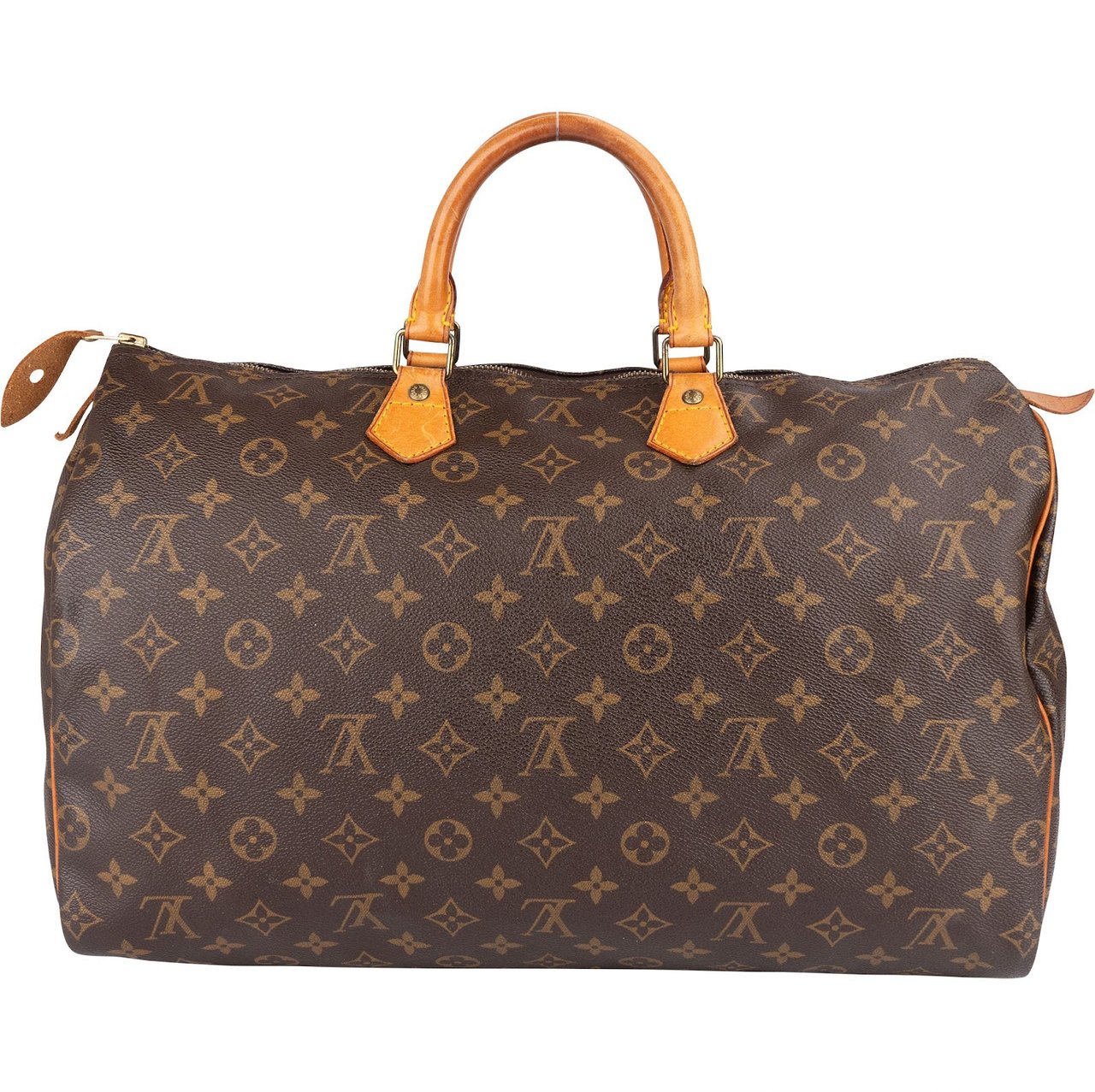 Louis Vuitton Louis Vuitton Monogram Canvas Speedy 40 Handbag Bruin