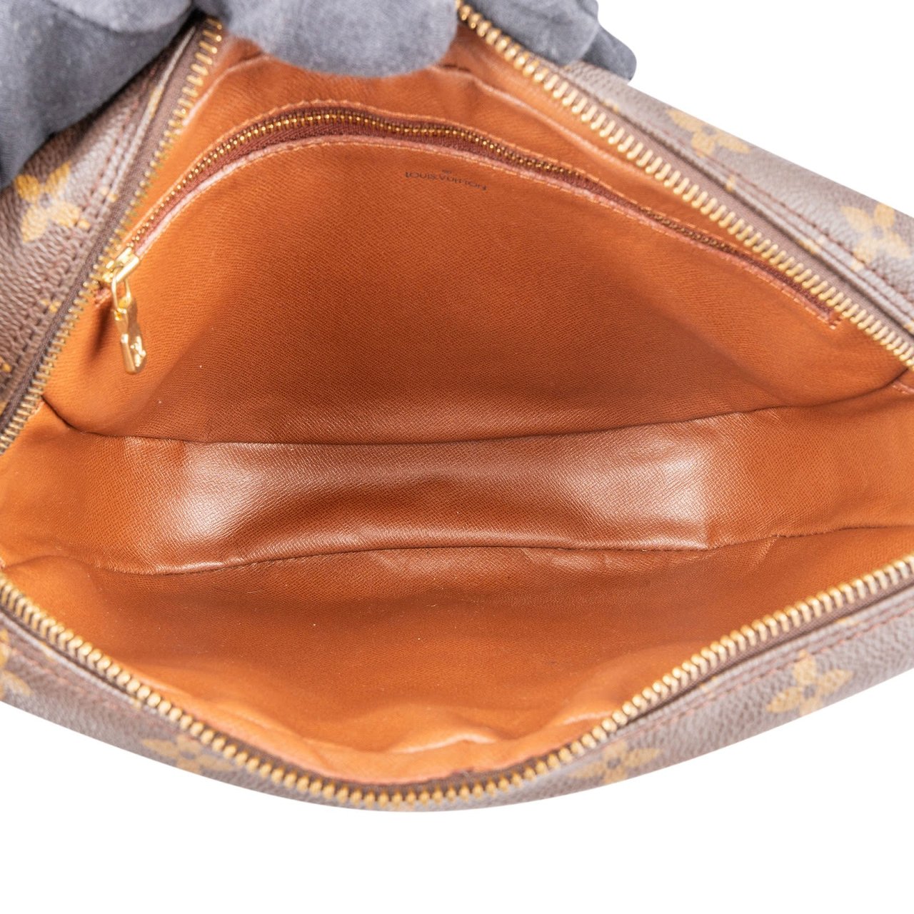 Louis Vuitton Louis Vuitton Monogram Canvas Jeune Fille GM Crossbody Bag Bruin