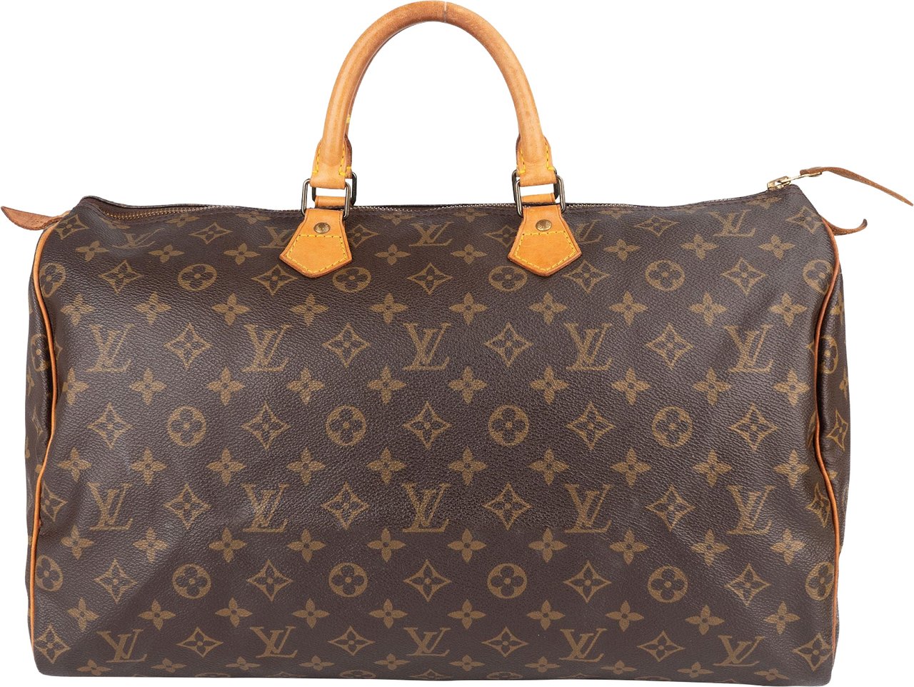 Louis Vuitton Louis Vuitton Monogram Canvas Speedy 40 Handbag Bruin