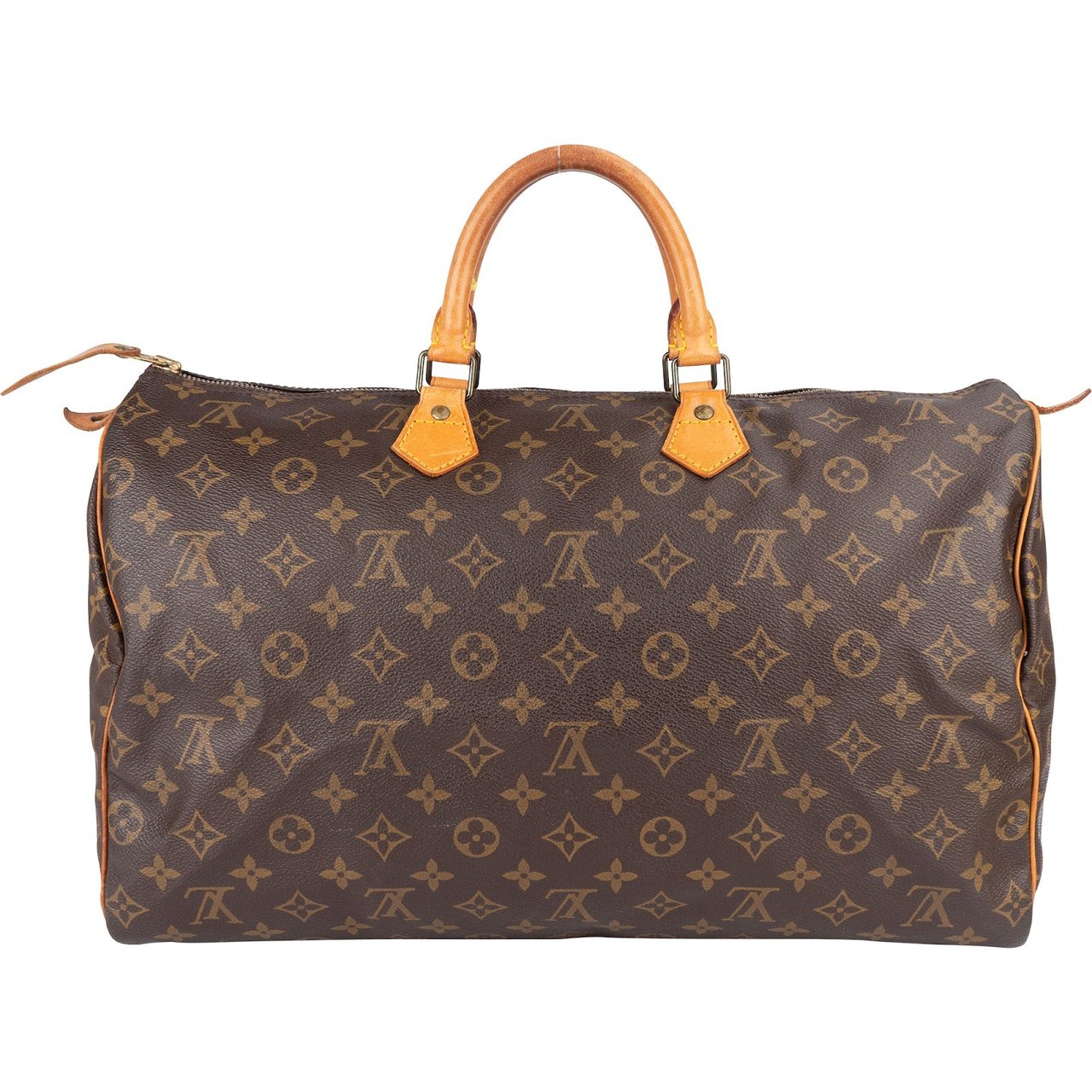 Louis Vuitton Louis Vuitton Monogram Canvas Speedy 40 Handbag Bruin