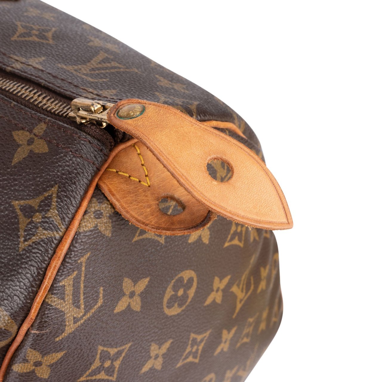 Louis Vuitton Louis Vuitton Monogram Canvas Speedy 40 Handbag Bruin