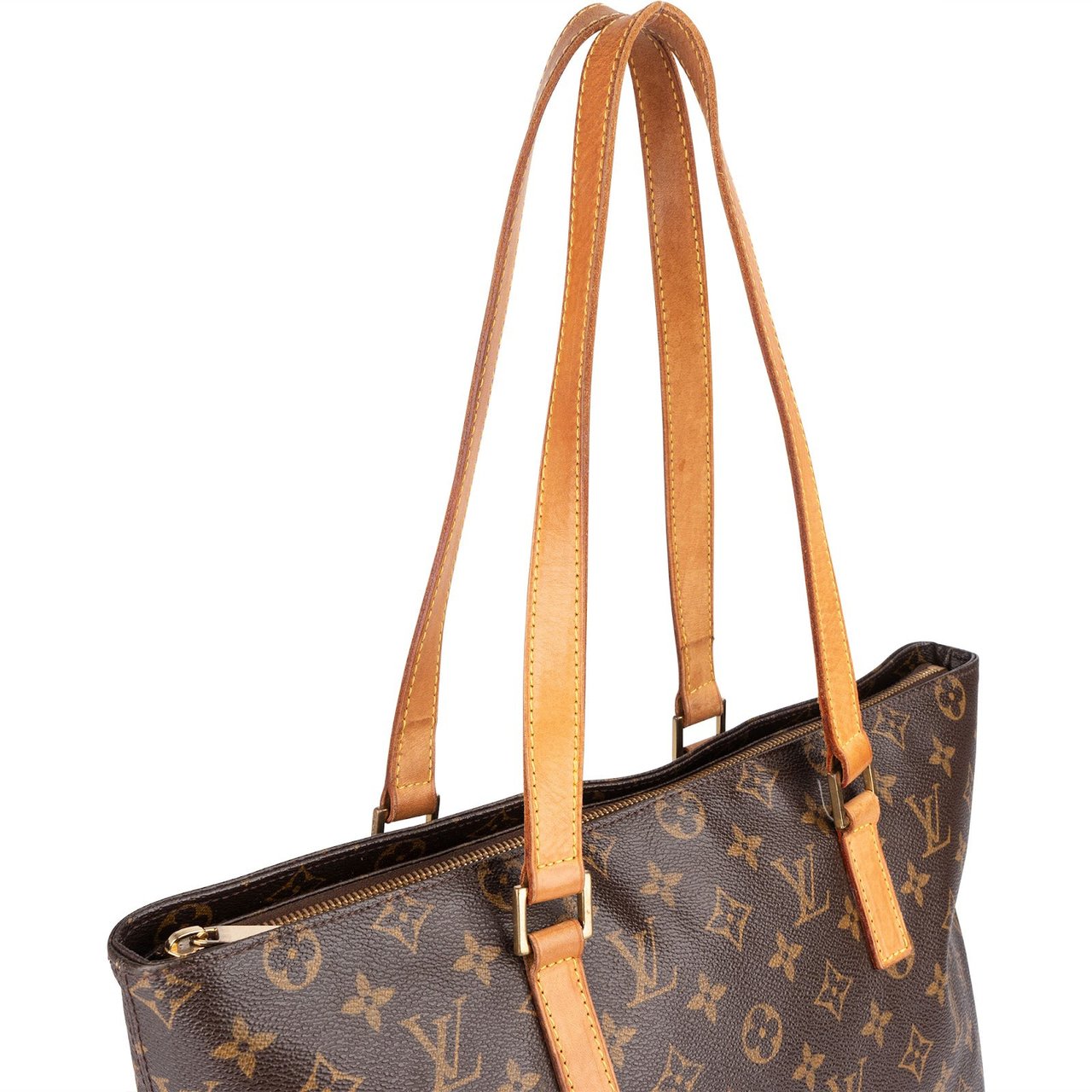 Louis Vuitton Louis Vuitton Monogram Canvas Cabas Mezzo Shoulder Bag Bruin