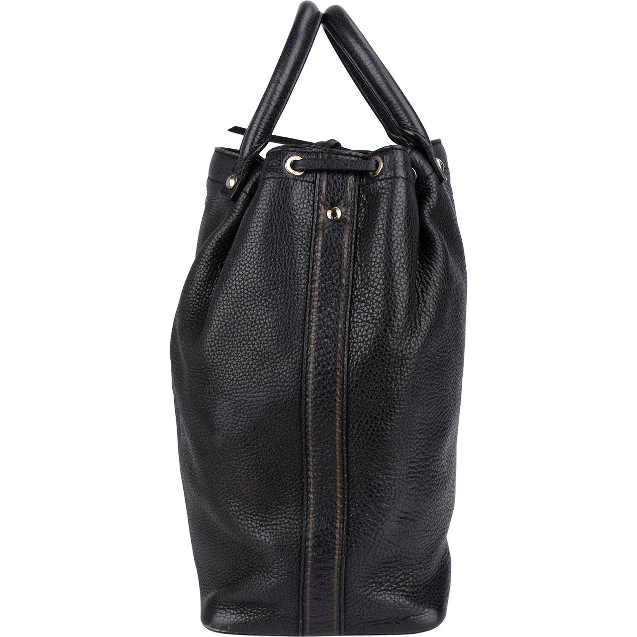 Louis Vuitton Louis Vuitton Noir Tobago Leather T & B Globe Cabas Handbag Zwart