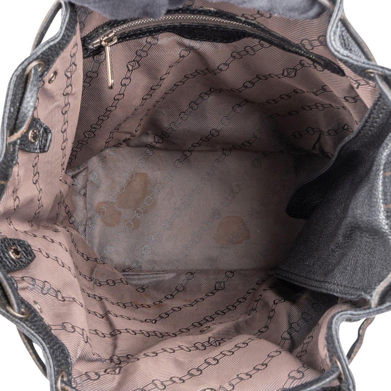 Louis Vuitton Noir Tobago Leather T & B Globe Cabas Handbag Zwart