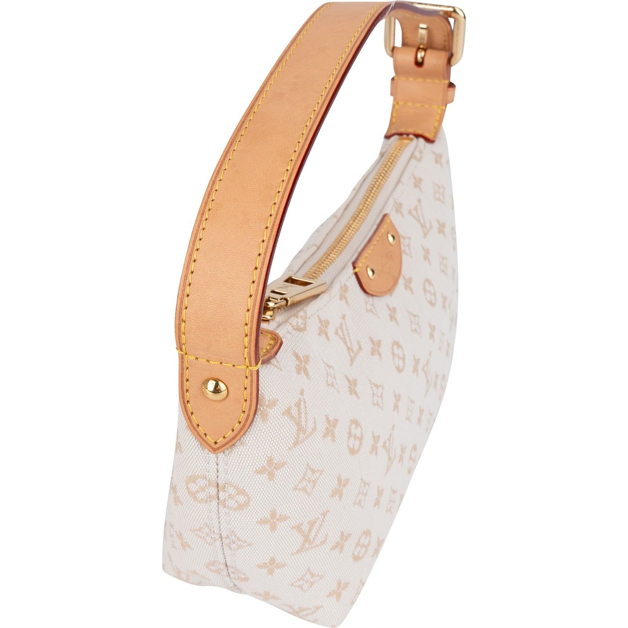 Louis Vuitton Louis Vuitton Monogram Mini Lin Hills Pochette Accessoires Handbag Wit